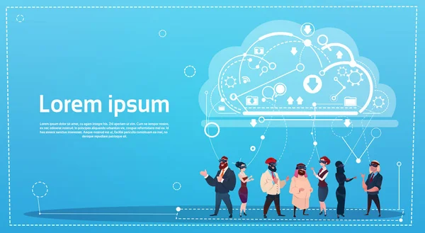 Mix yarış insanlar becerikli alet bulut veritabanı sosyal ağ iletişim kavramı kullanarak grubu