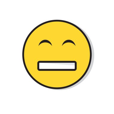 Sarı üzgün yüz negatif insanlar duygu simgesi