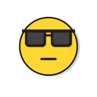 Güneş gözlük negatif insanlar duygu simgesi sarı üzgün yüz tarafsız giyim
