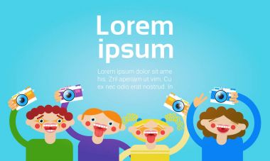 Çizgi film insanlar fotoğraf fotoğraf makinesi fotoğrafçılık Blogger Holding grubu