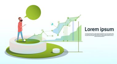 İşadamı görselleştirme analizi ekonomi grafik mali iş grafik kopya alanı