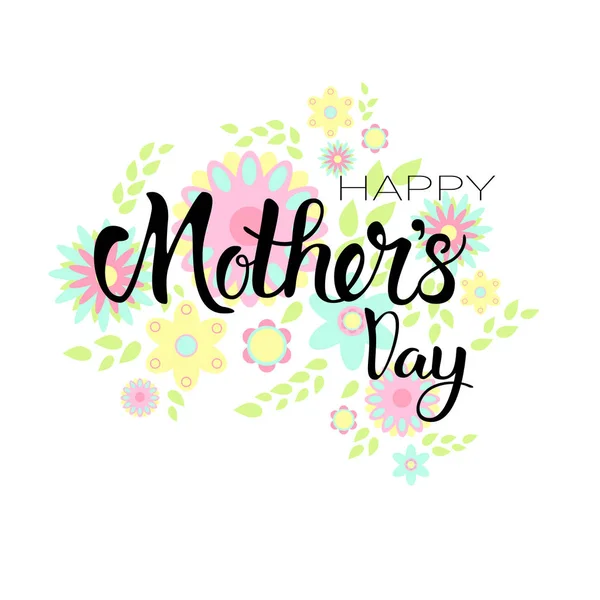 Happy Mother Day, Spring Holiday Greeting Card Banner