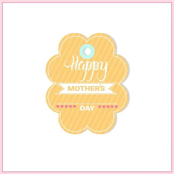 Happy Mother Day, Spring Holiday Greeting Card Logo