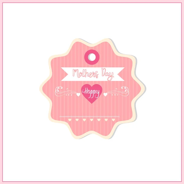 Happy Mother Day, Spring Holiday Greeting Card Logo