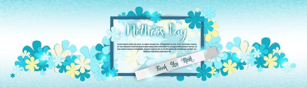 Happy Mother Day, Spring Holiday Greeting Card Banner