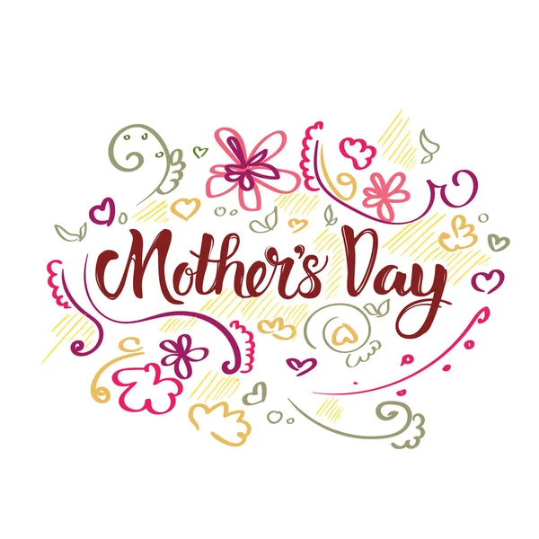 Feliz Dia da Mãe, Banner de cartão de saudação de férias de primavera —  Vetores de Stock