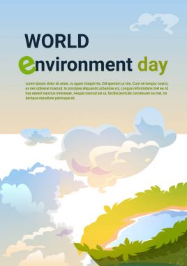 Dünya Çevre günü ekoloji koruma tatil tebrik kartı