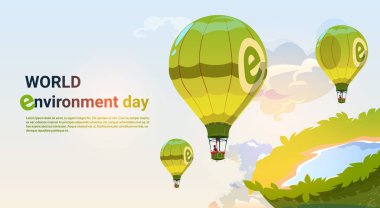 Dünya Çevre günü ekoloji koruma tatil tebrik kartı