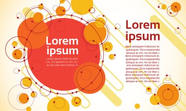 Geometrik arka plan afiş kopya alanı