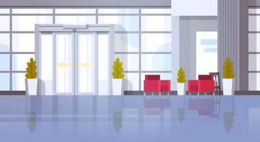 Modern ofis Hall Binası bekleme odası iç