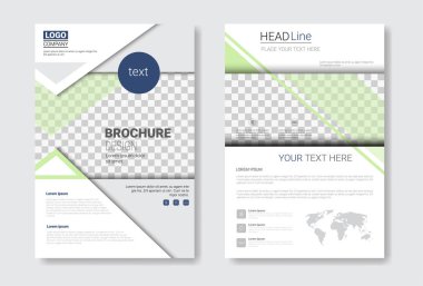 Şablon tasarım broşür Set, faaliyet raporu, dergi, afiş, ve Kurumsal Tanıtım koleksiyonu, Portföy, ilan kopya alanı ile