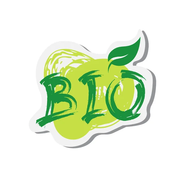 Eco Friendly organických přírodních Bio produktů webové ikony zelené Logo — Stockový vektor