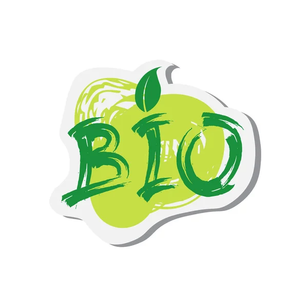 Eco Friendly organických přírodních Bio produktů webové ikony zelené Logo — Stockový vektor