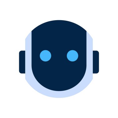 Robot Yüz Simgesi Sessiz Şok Yüz Duygu Robotik Emoji