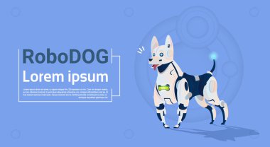 Robotik Köpek Sevimli Evcil Hayvan Modern Robot Pet Yapay Zeka Teknolojisi