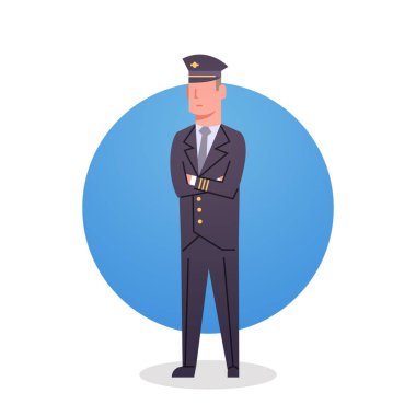 Pilot simgesi Havaalanı Havayolu ekip çalışan personel