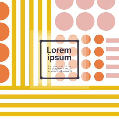 Dikişsiz desen soyut geometrik süsleme tarzı kopya alanı için arka plan