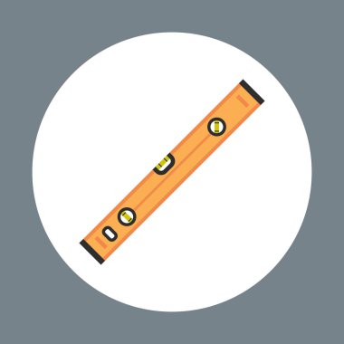 El araç ekipman kavramı çalışma cetvel simgesi