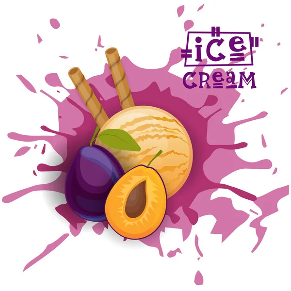 Dondurma Erik Ball meyve tatlı tadı Cafe Posterinizi seçin