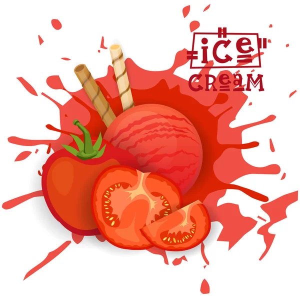 Dondurma domates topu tatlı tadı Cafe Posterinizi seçin