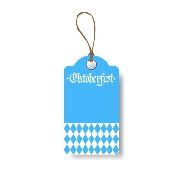 Oktoberfest etiketi Alman Bira Festivali afiş tasarım simgesi