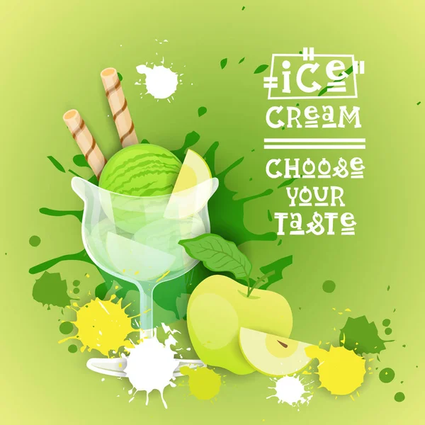 Dondurma Logo tatlı güzel yaz tatlı lezzetli yiyecek afiş