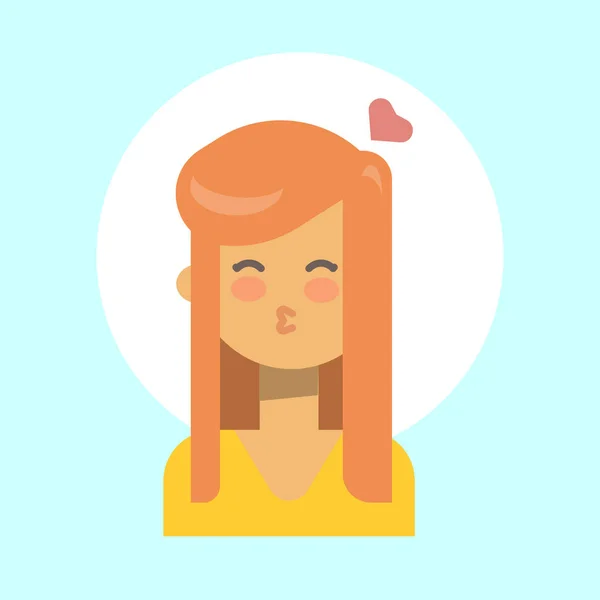 Vetor de Cute anime girl icon portrait. Contour vector