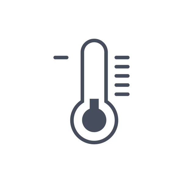 Alacsony hőmérsékletű Időjárás ikon klíma előrejelzés koncepció — Stock Vector