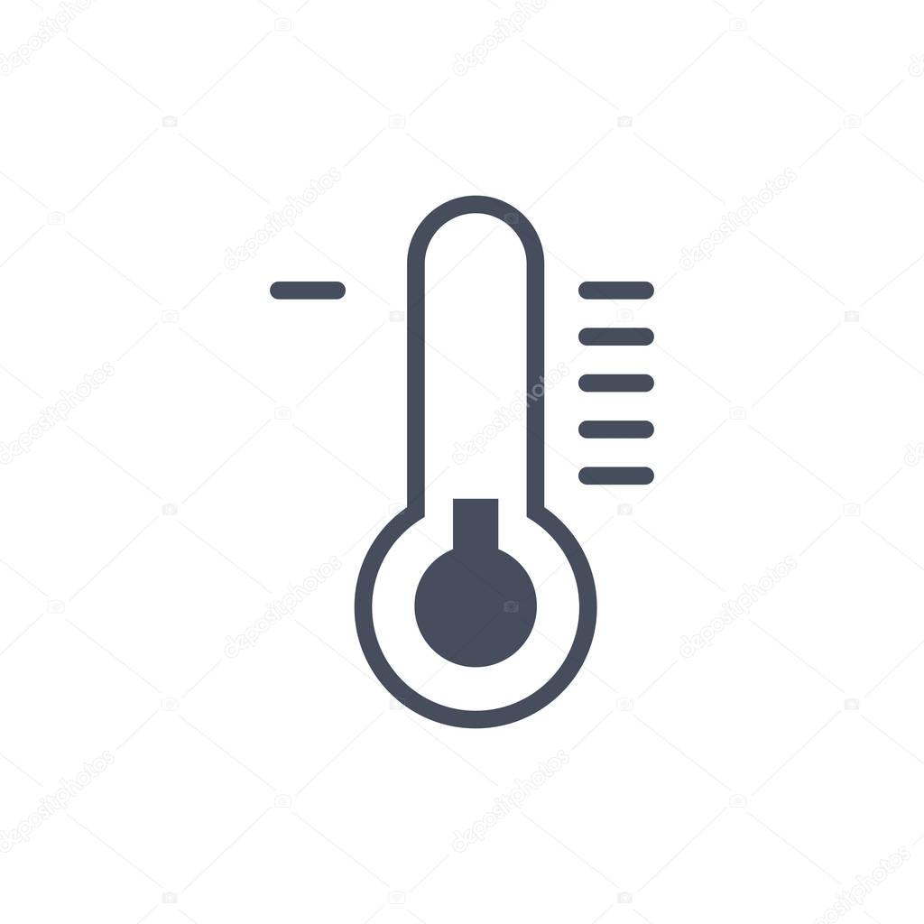 Low Temperature Weather Icon Climate Forecast Concept