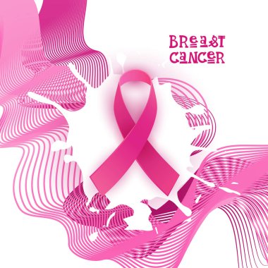 Meme Kanseri Bilinçlendirme Ayı pembe kurdele simgesi