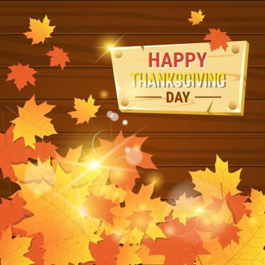 Şükran gününüz kutlu olsun. Geleneksel sonbahar bayram tebrik kartı.