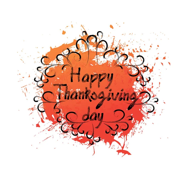 Happy Thanksgiving Day hösten traditionella Holiday Banner — Stock vektor