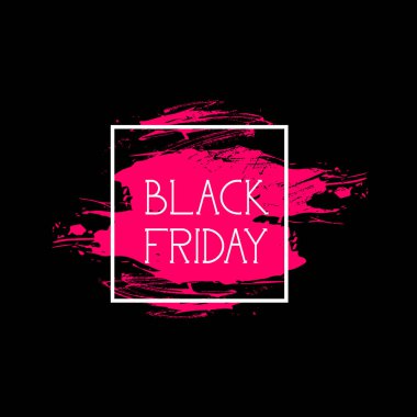 Büyük promosyon satış simgesi, fiyat indirim Logo kavramı alışveriş Black Friday etiket
