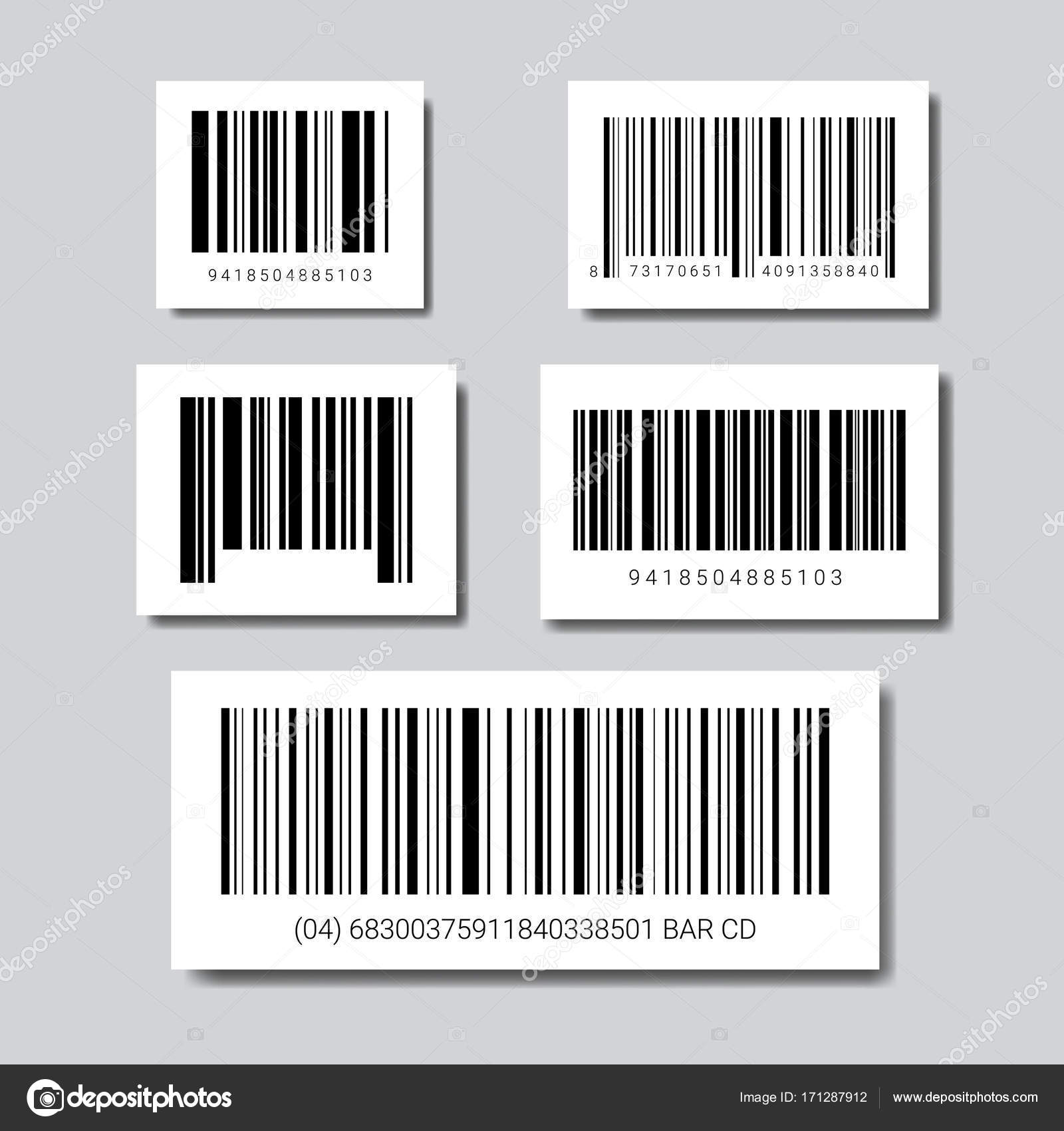 サンプル バーコード アイコンをスキャンするためのセット ストックベクター C Mast3r