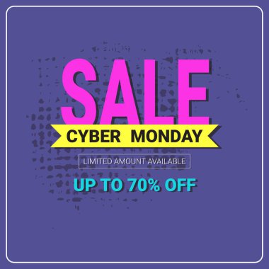 Cyber Pazartesi el ilanı süper satış Banner tasarımı
