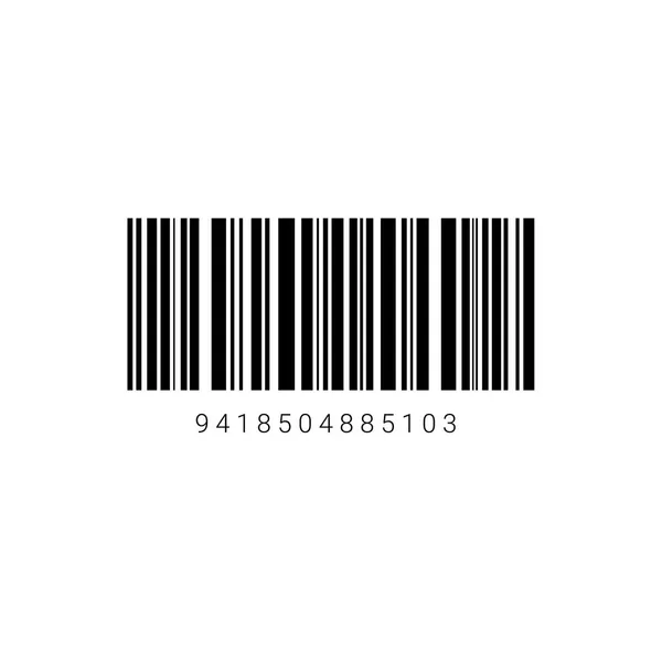 Beispiel-Barcode zum Scannen von Symbolen — Stockvektor