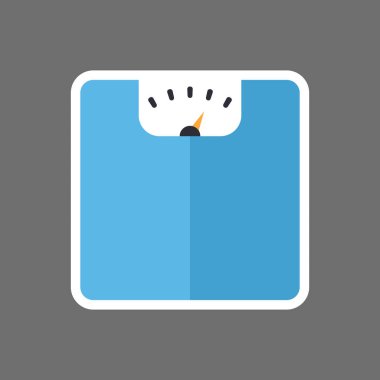 Banyo kat ölçekler simgesi ağırlık ölçü cihazları