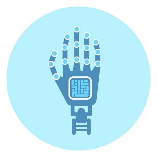 Robotické rameno ikonu moderní Robot technologický koncept — Stockový vektor