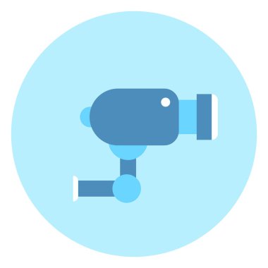 CCTV Video kamera simgesi güvenlik kavramı