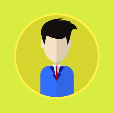 Profil simgesi erkek Avatar, iş adamı portre