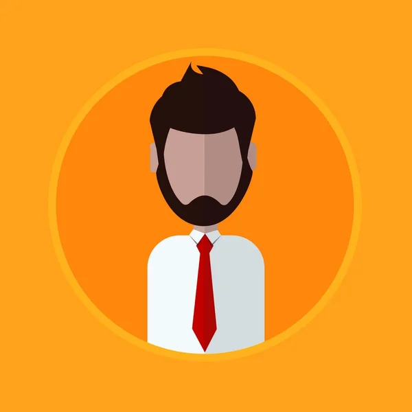 Профиль Icon Male Avatar, Business Man Portrait — стоковый вектор