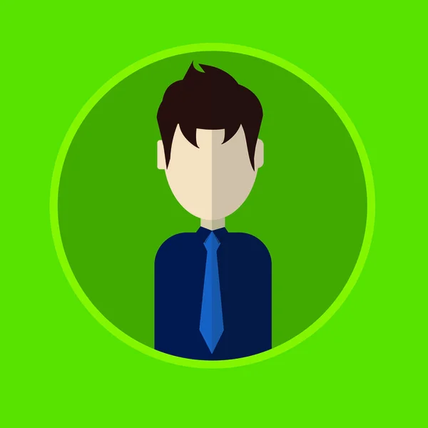 Профиль Icon Male Avatar, Business Man Portrait — стоковый вектор