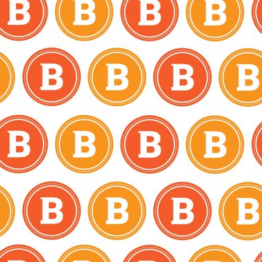 Bitcoins işaretleri Kripto para birimi incelemesi arka plan beyaz Seamless Modeli