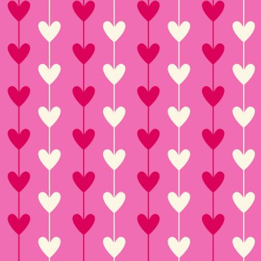 Romantik sorunsuz kalp desen arka plan Sevgililer günü tatil için