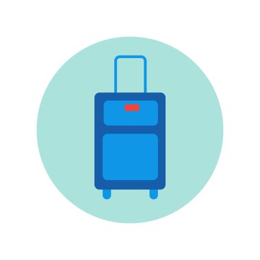 Seyahat Bagaj kutusu izole bavul simge