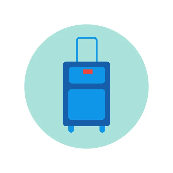手提箱图标隔离旅行行李箱 — 图库矢量图片