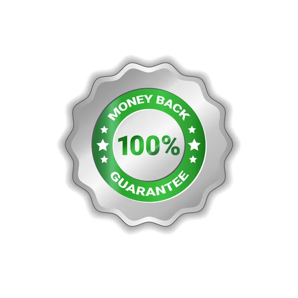 Money Back Sticker Or Seal 100 Percents Label Isolated — Stock Vector