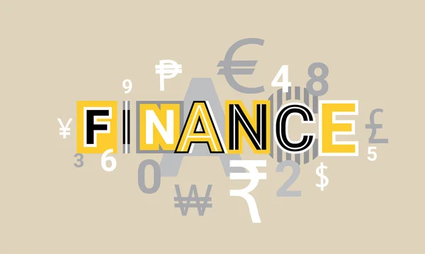 Financement des entreprises et banques Modèle abstrait de bannière Web Contexte — Image vectorielle