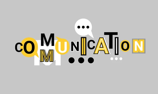 Communicatie en Networking Web Banner abstracte sjabloon achtergrond — Stockvector