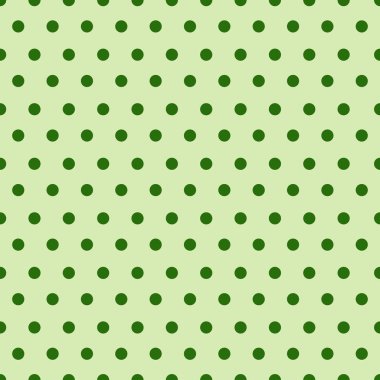 Patrick günü tatil için yeşil noktalar arka plan sevimli süsleme ile soyut Seamless Modeli